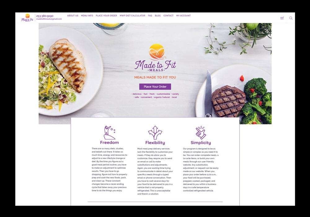 Web Design GDUWS Website Home page Top